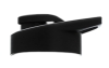 Garyline® Flair Tritan® Bottle with Drink-Thru Lid - 26 oz. - Black lid